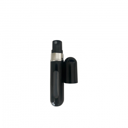 Recipient sticla cu spray 5ml in carcasa neagra, reincarcabil [3]