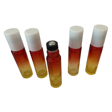 Rollon multicolor 10ml, cu capac alb - set 5 buc [1]