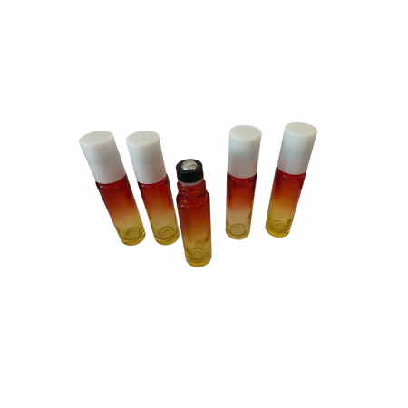 Rollon multicolor 10ml, cu capac alb - set 5 buc [4]