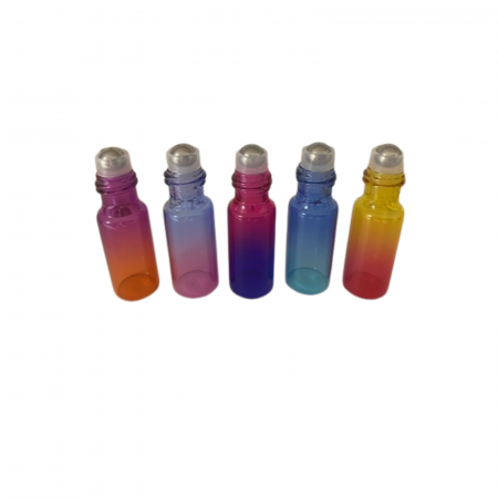 Rollon multicolor 5ml. cu capac negru - set 5 buc [3]