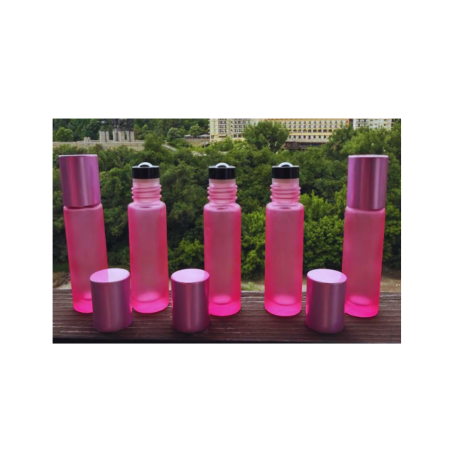 Rollon roz frosted 10ml - set 5 buc [2]