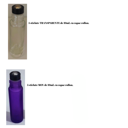 Set 10 sticlute cu rollon de 10ml [2]