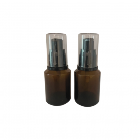 Sticla ambra cu pompa 30ml  - set 2 buc [1]