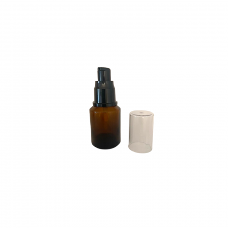 Sticla ambra cu pompa 30ml  - set 2 buc [3]