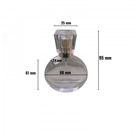 Sticla parfum reincarcabila 30ml. Circle - 5 bucati [1]
