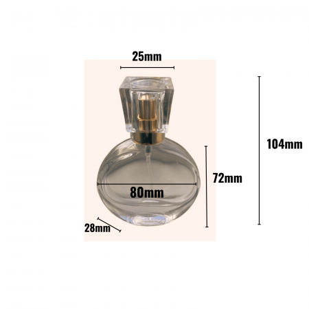 Sticla parfum reincarcabila 50ml. Circle - 5 bucati [1]