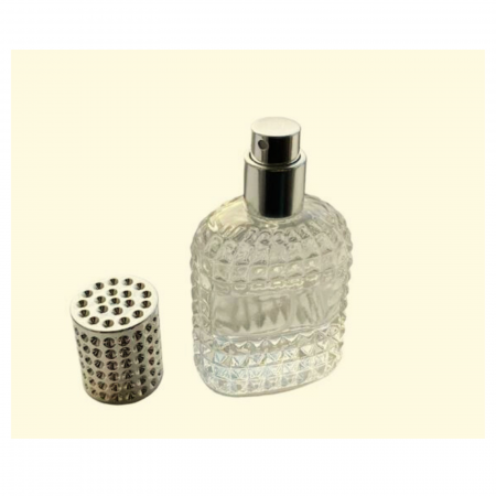 Sticla parfum reincarcabila 50ml. Dots cu capac argintiu [5]