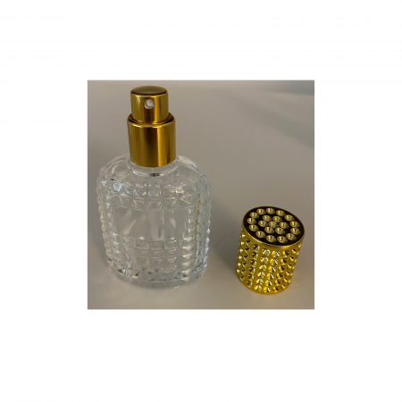 Sticla parfum reincarcabila 30ml. Dots cu capac auriu [4]