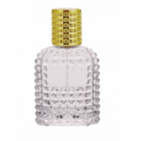 Sticlute pentru parfum - Sticla parfum reincarcabila 100ml. Dots cu capac auriu