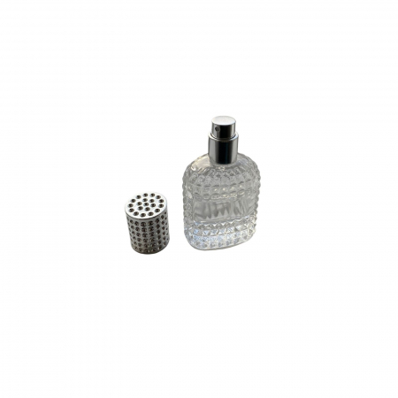 Sticla parfum reincarcabila 50ml. Dots cu capac argintiu [4]