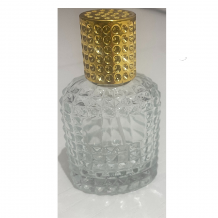 Sticla parfum reincarcabila 50ml. Dots cu capac auriu [5]