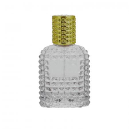 Sticlute pentru parfum - Sticla parfum reincarcabila 50ml. Dots cu capac auriu