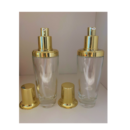 Sticla transparenta cu pompa 100ml - set 2 buc [5]