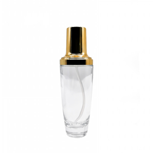 Borcane pentru creme si sticlute pentru lotiuni - Sticla transparenta cu pompa 100ml