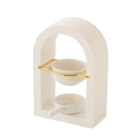 Idei de cadouri - Suport din lemn cu vas ceramic, pentru aromaterapie