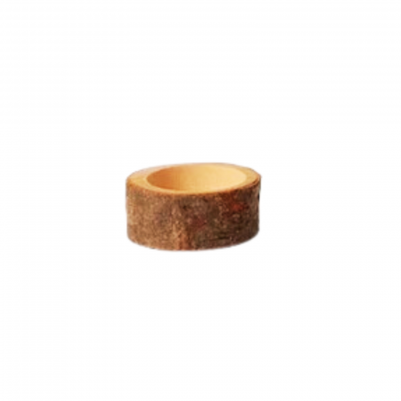 Casa si Decoratiuni - Suport din lemn pentru lumanare pastila 6 x 2,5 cm