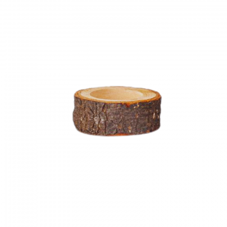Suport din lemn pentru lumanare pastila 6 x 2,5 cm [1]
