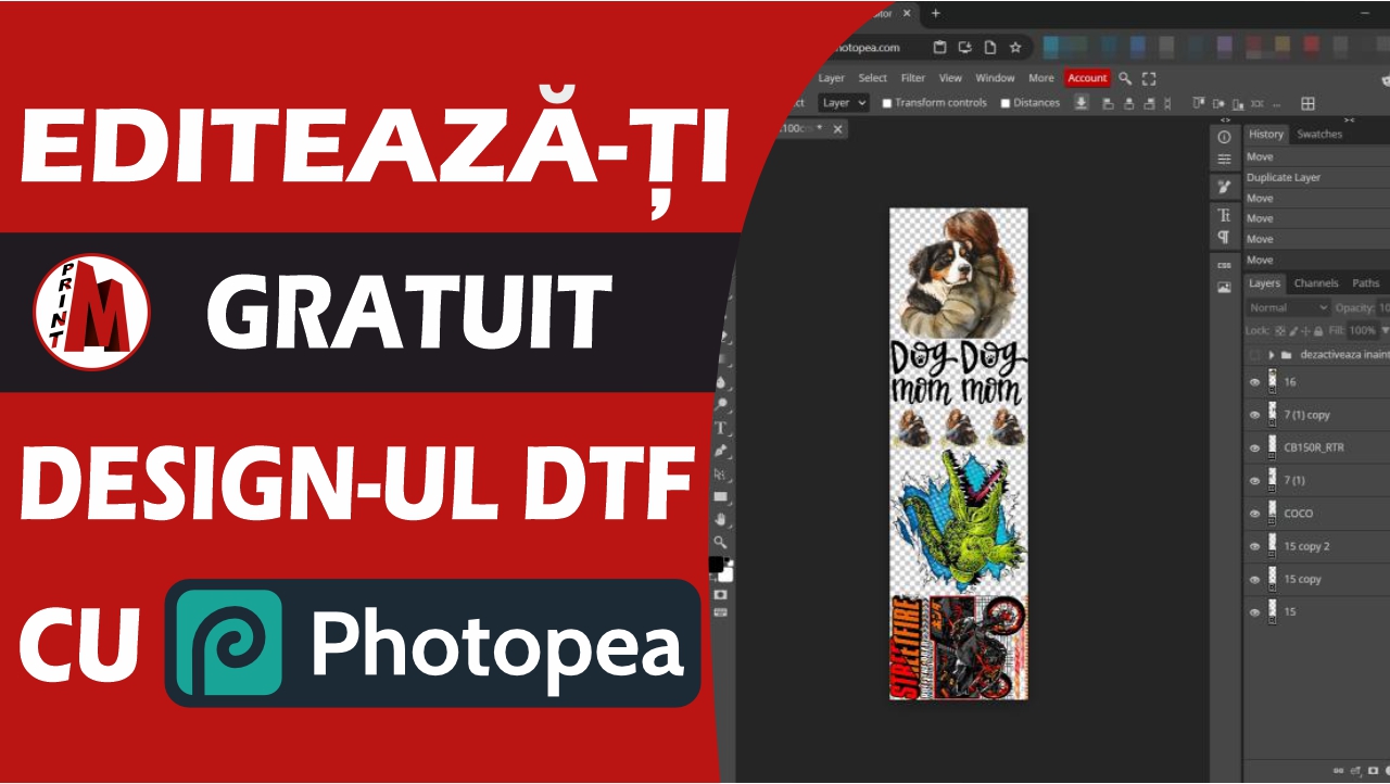 Pregătirea Fișierului pentru Printul DTF - Ghid Pas cu Pas