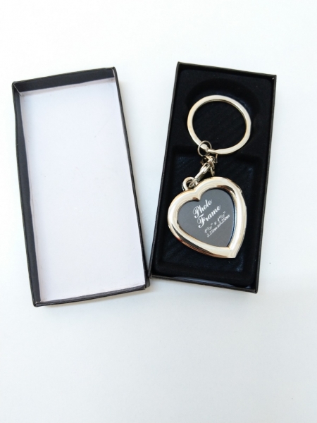 Breloc Metalic Personalizat Cu Poza - Inima [3]