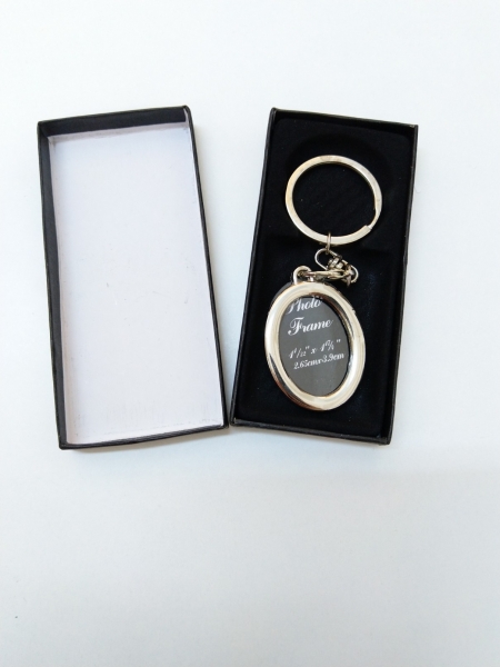 Breloc Metalic Personalizat Cu Poza - Oval [3]