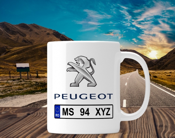 Cana personalizata Auto - Peugeot [1]