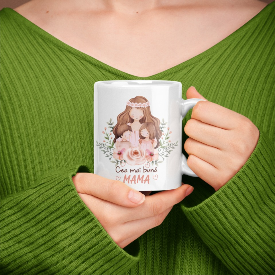 Cana personalizata - Cea mai buna mama de baiat si fata [2]