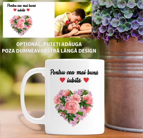 Cana personalizata Cu Poza - Cea Mai Buna Iubita [2]