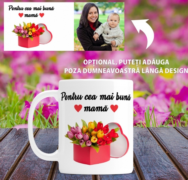 Cana personalizata Cu Poza - Cea Mai Buna Mama [2]