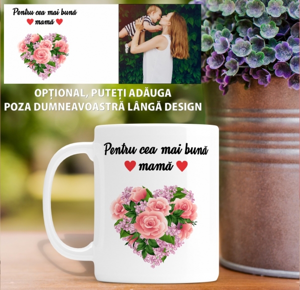 Cana personalizata Cu Poza - Cea Mai Buna Mama [2]