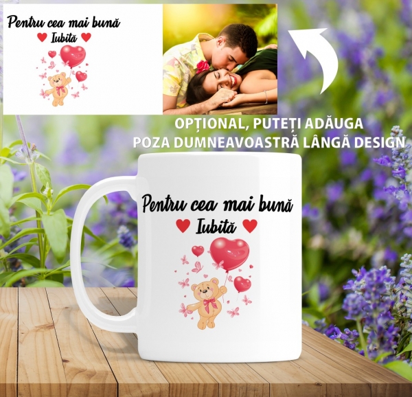 Cana personalizata Cu Poza - Cea Mai Buna Iubita [2]
