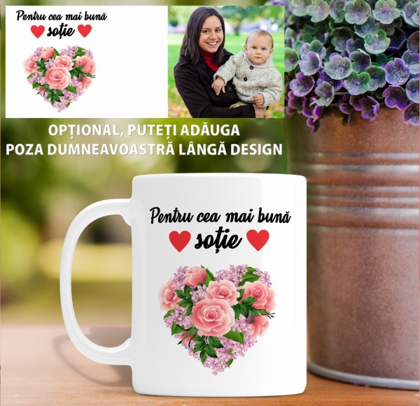 Cana personalizata Cu Poza - Cea Mai Buna Sotie [2]