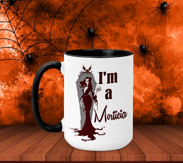 Cana Personalizata Halloween - Morticia Adams [1]