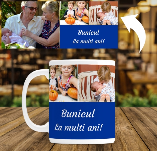 Cana personalizata - La multi ani bunicul [2]