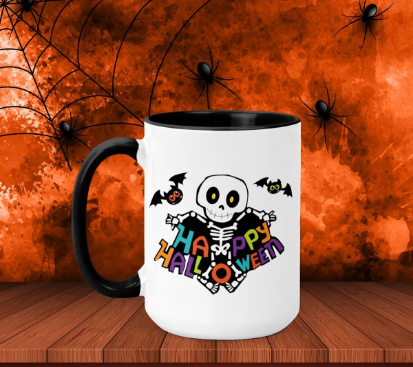 Cana Personalizata Halloween - Schelet [1]