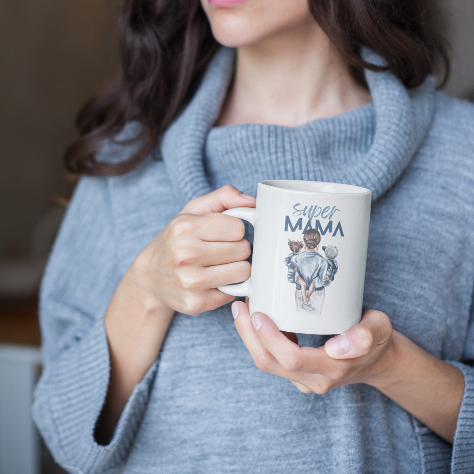 Cana personalizata - Super Mama [4]