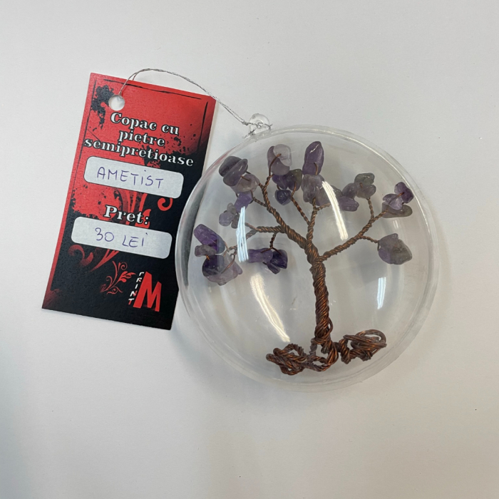 Glob pentru brad cu pietre semipretioase - Ametist 034 [2]