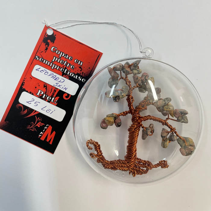 Glob pentru brad cu pietre semipretioase - Leopard Skin 028 [2]