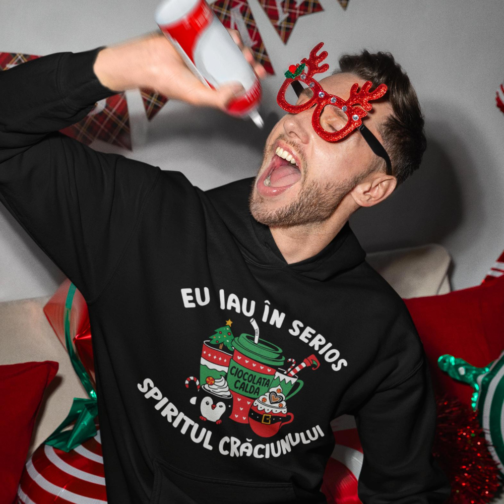 Hanorac Personalizat - Eu iau in serios spiritul Craciunului [2]