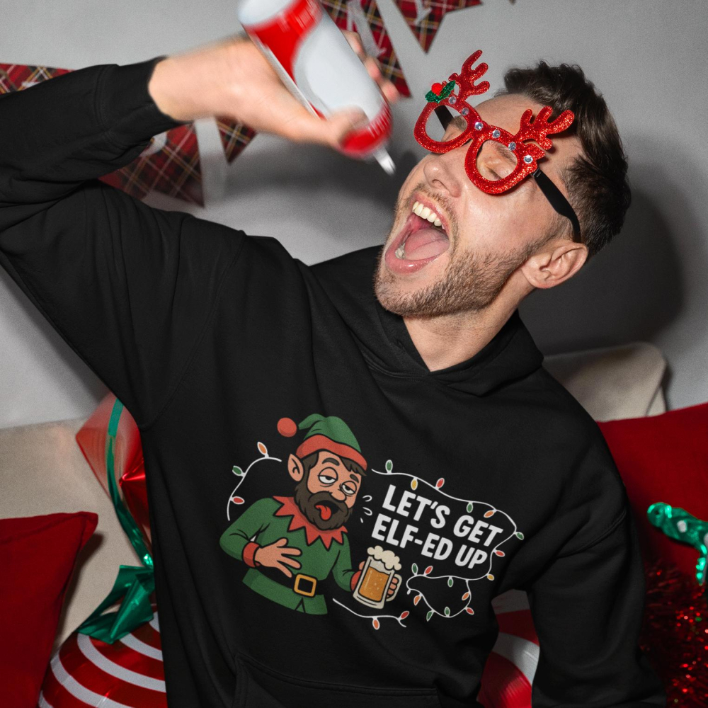 Hanorac Personalizat - Let's get elf-ed up! [1]