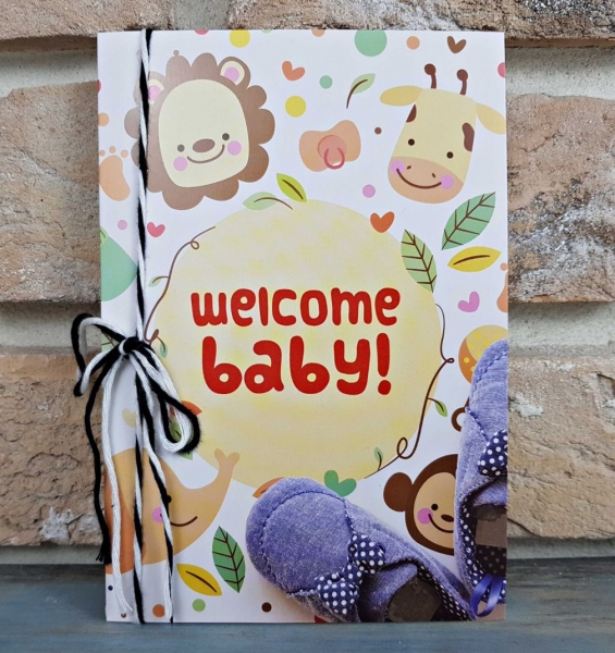 Invitatie de botez amuzanta cu model safari si snur - cod 8046 [1]
