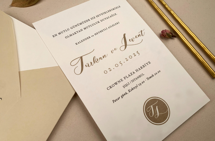 Invitatie de nunta eleganta bicolora - cod 12256 [3]