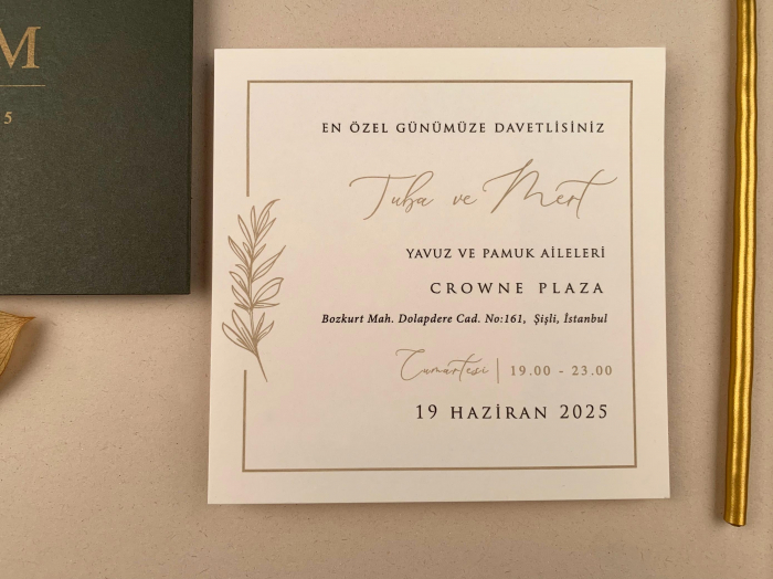Invitatie de nunta eleganta - cod 12261 [2]
