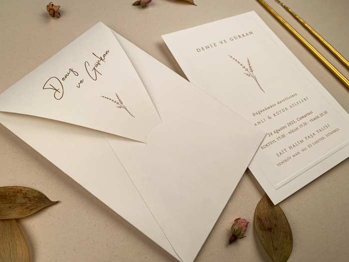 Invitatie de nunta eleganta - cod 12278 [3]