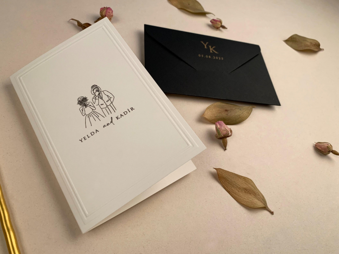 Invitatie de nunta romantica - cod 12277 [2]