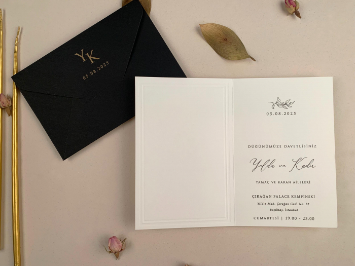 Invitatie de nunta romantica - cod 12277 [3]