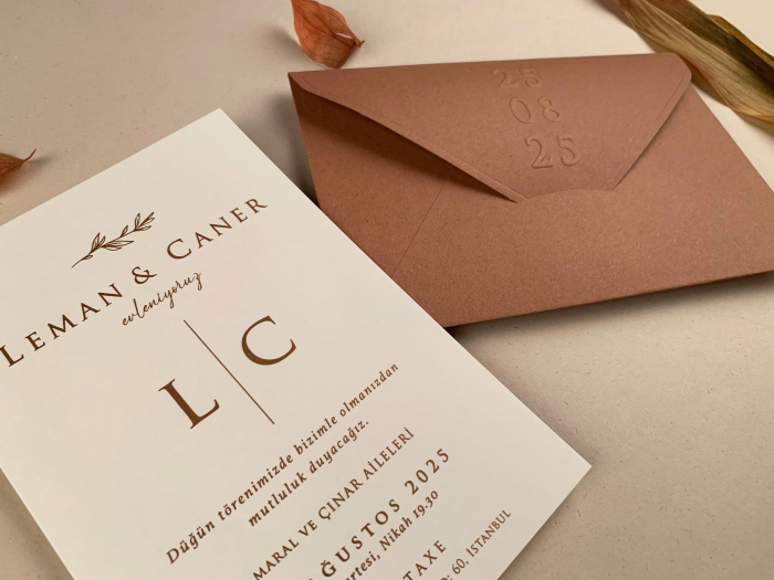 Invitatie de nunta rustica - cod 12285 [3]