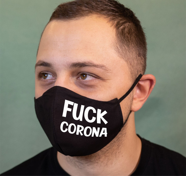 Masca Personalizata - Fuck Corona [1]