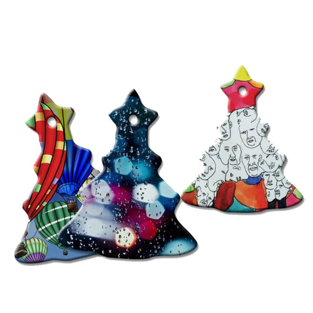 Ornament ceramica pentru brad personalizat - In forma de brad [4]