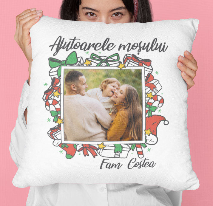 Perna Personalizata - Ajutoarele mosului familia nume [1]