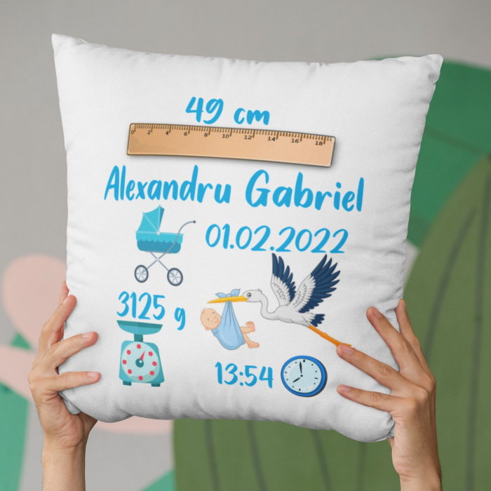 Perna Personalizata - Nou-nascut baietel [2]